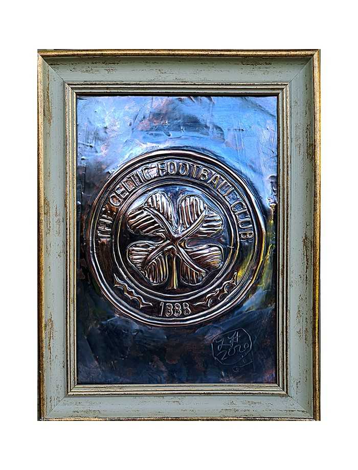Celtic Football Plaque,