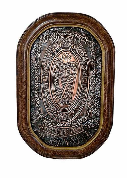 Harp with Symbols in an antique frame