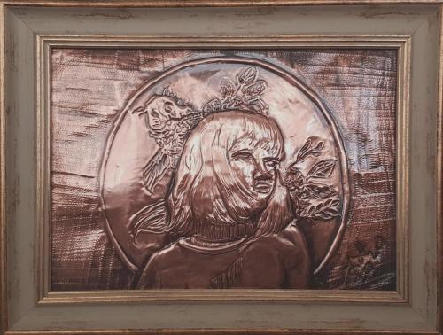 Celtic copper craft, Handcrafted, Traditional, Irish made. Gaelic, embossed, repousse, copper. commissioned artwork, Unique, personal, handmade, Ireland, painting, USA, Scotland, Craft, Craftwork, commission plagues, sculpture, metalwork