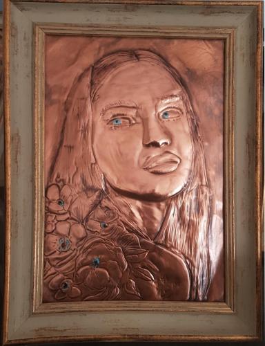 Celtic copper craft, Handcrafted, Traditional, Irish made. Gaelic, embossed, repousse, copper. commissioned artwork, Unique, personal, handmade, Ireland, painting, USA, Scotland, Craft, Craftwork, commission plagues, sculpture, metalwork