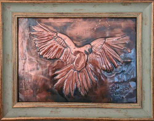 Celtic copper craft, Handcrafted, Traditional, Irish made. Gaelic, embossed, repousse, copper. commissioned artwork, Unique, personal, handmade, Ireland, painting, USA, Scotland, Craft, Craftwork, commission plagues, sculpture, metalwork